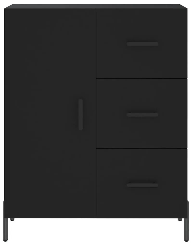 Aparador 69,5x34x90 cm derivados de madeira preto