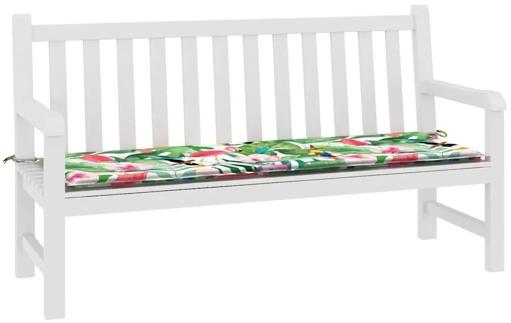 Almofadão p/ banco de jardim 150x50x4 cm tecido oxford multicor