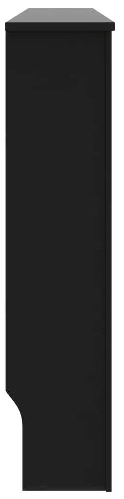 Cobertura de radiador 172x19x81,5 cm MDF preto