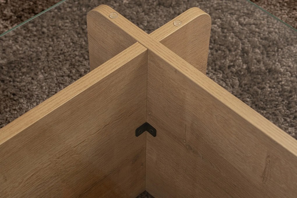 Mesa de Centro Flavio – Carvalho – 105x30x65 cm
