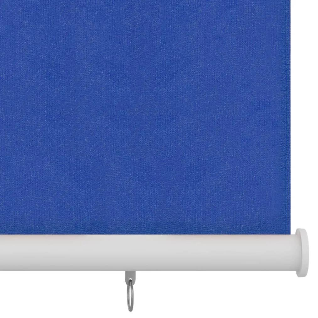 Estore de rolo para exterior PEAD 60x230 cm azul