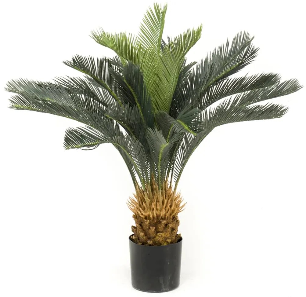 Árvore artificial palmeira-sagu em vaso 80 cm