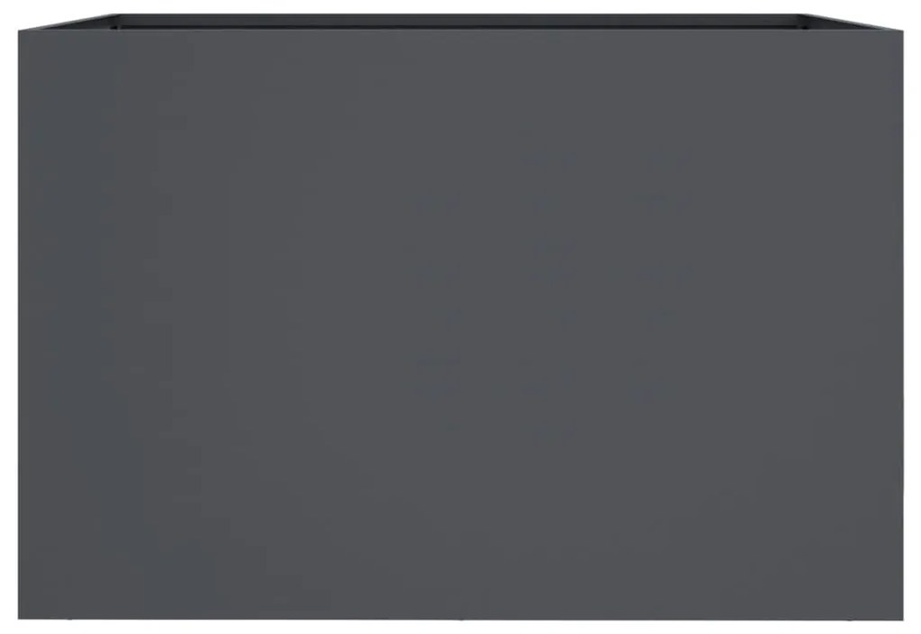 Vaso/floreira 62x47x46 cm aço antracite