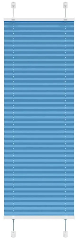 Plissado Cego Azul 40x150 cm Largura Tecido 39,4 cm Poliéster