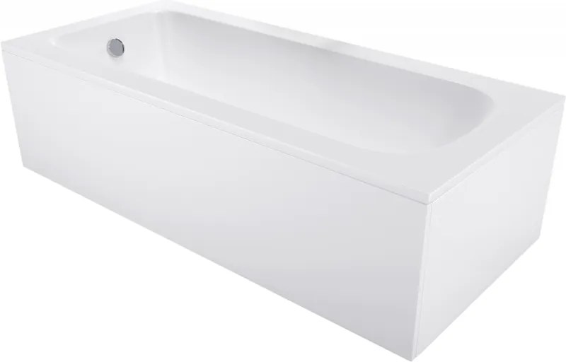 Mexen Vega banheira retangular 130 x 70 cm com revestimento, branca - 55011307000X