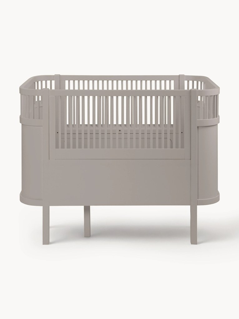 Cama de bebé extensível em madeira de bétula Baby & Jr., 70 x 110/150 cm