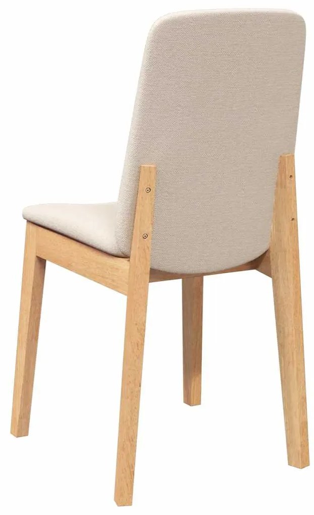 Cadeiras de jantar com almofadões 2 pcs madeira maciça