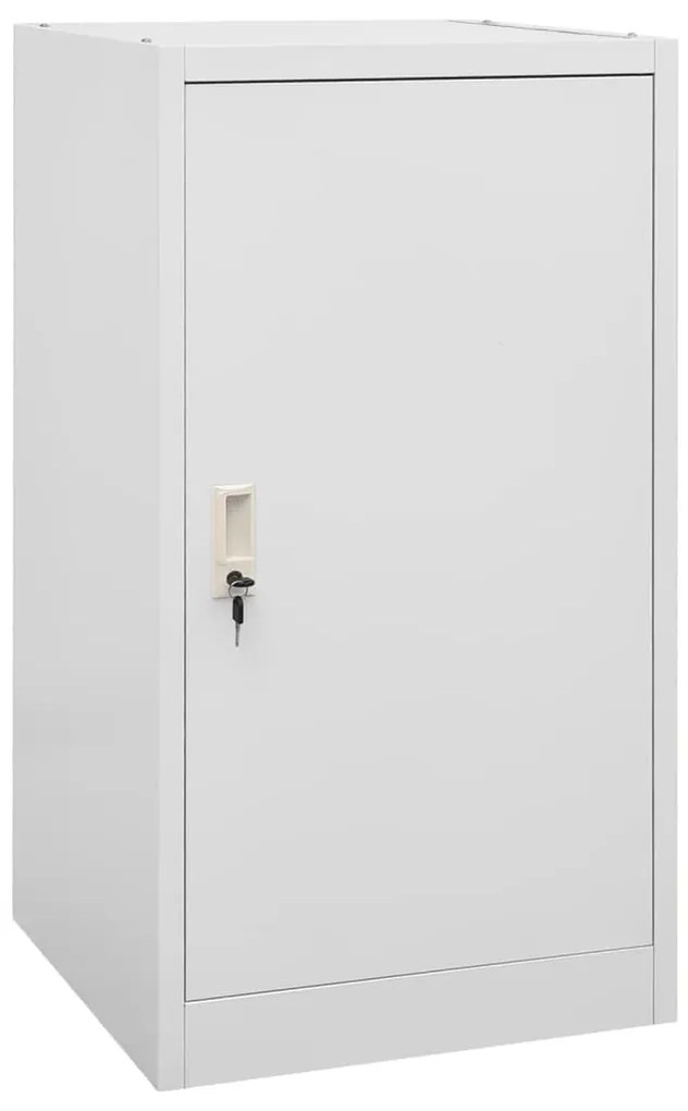 339604 vidaXL Armário para selas 53x53x105 cm aço cinza-claro