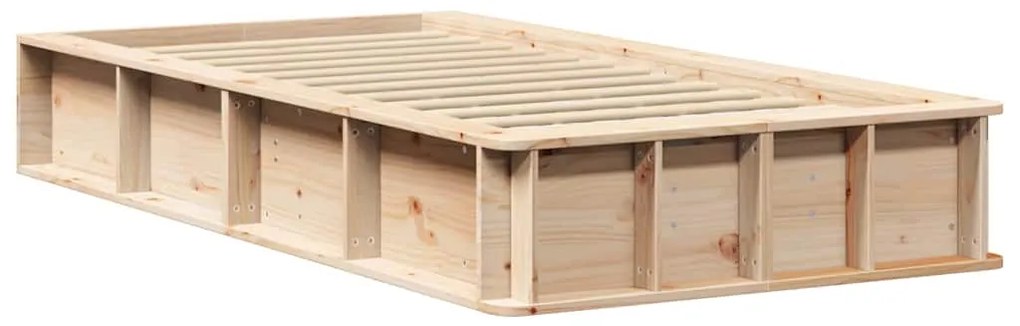 Estrutura da Cama Castanho 80 x 200 cm Madeira de pinho maciça
