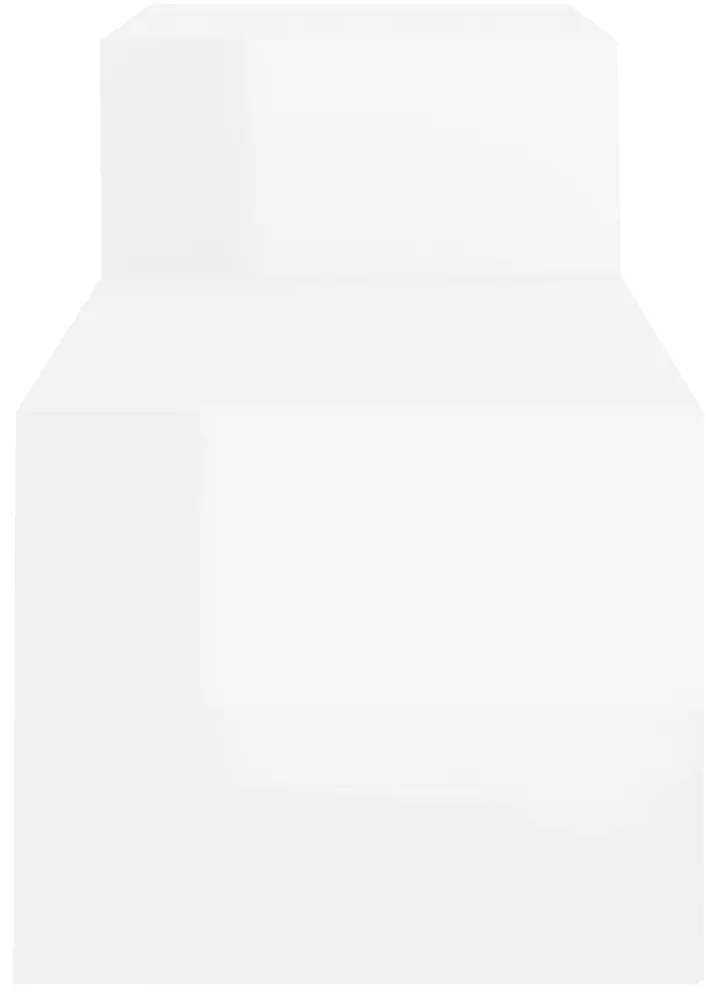 Sapateira 150x35x45 cm derivados de madeira branco brilhante