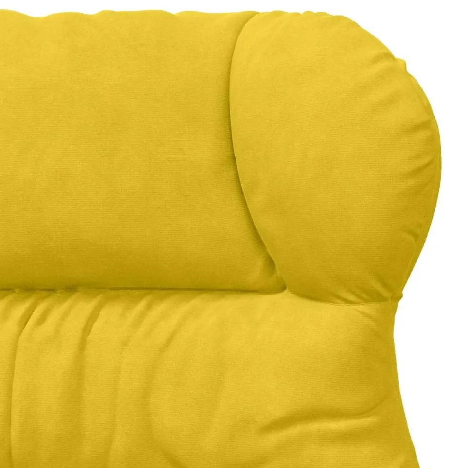 Cadeira Relaxante Veludo Amarelo