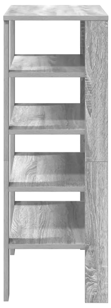 Sapateira 61x32x87,5 cm derivados de madeira cinzento sonoma