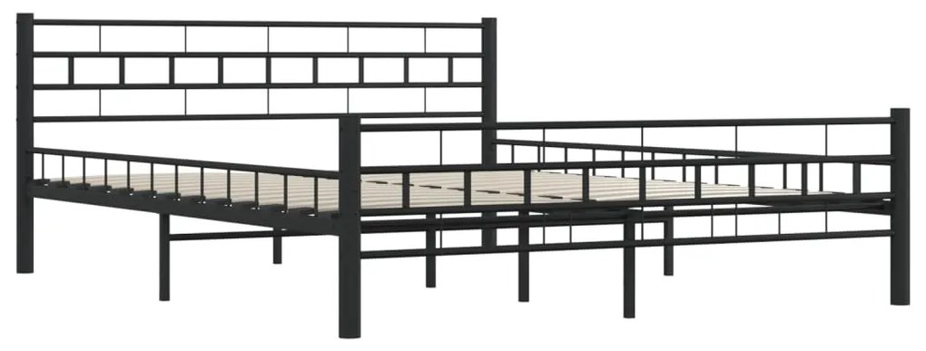 Estrutura de cama aço 160x200 cm preto