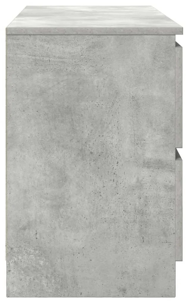 Móvel p/ TV 100x35x54 cm madeira processada cinzento cimento