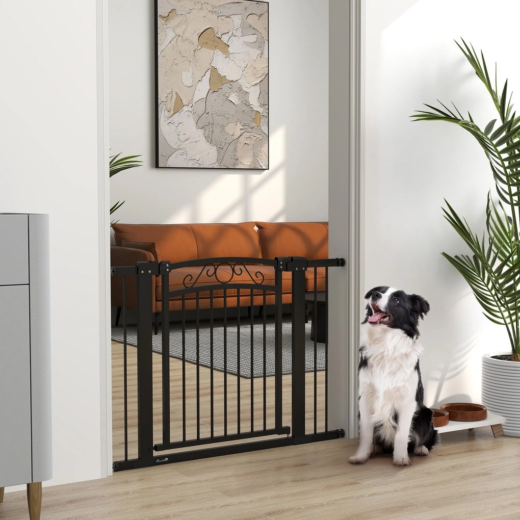 PawHut Barreira de Segurança para Cães Extensível 76-102 cm Barreira p