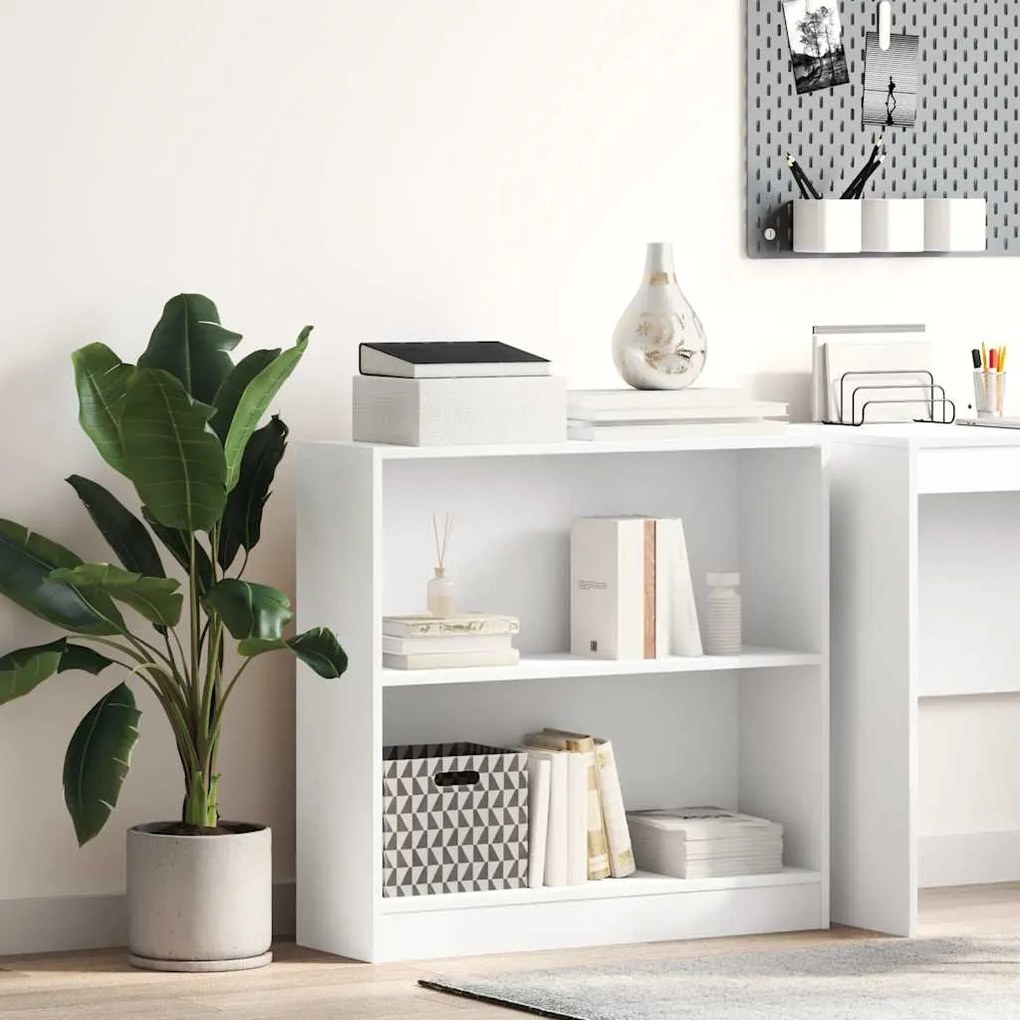 Estante 80x24x75 contraplacado branco