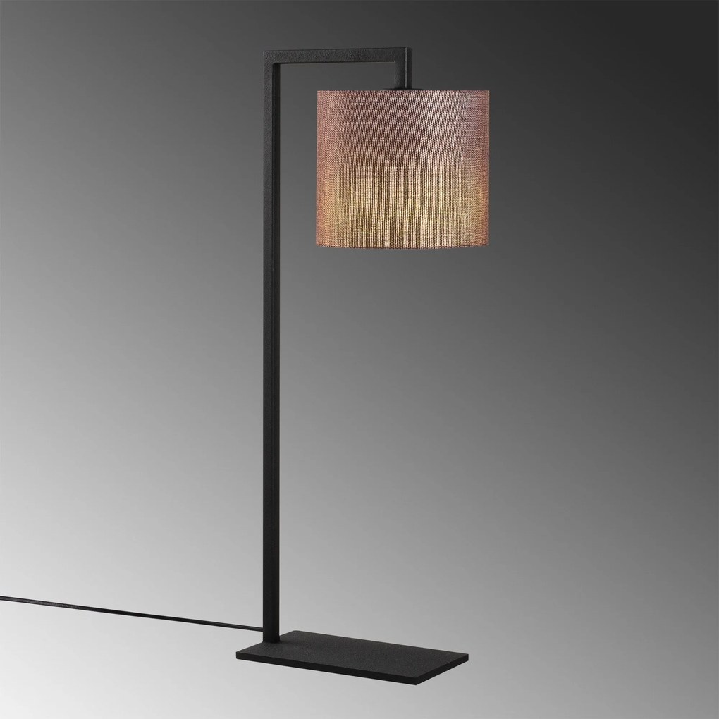 Candeeiro de Mesa Profil – Castanho/Preto – 27 x 20 cm