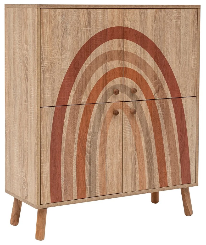 Armário Multiusos Multilux – Multicolor – 95x111x36 cm