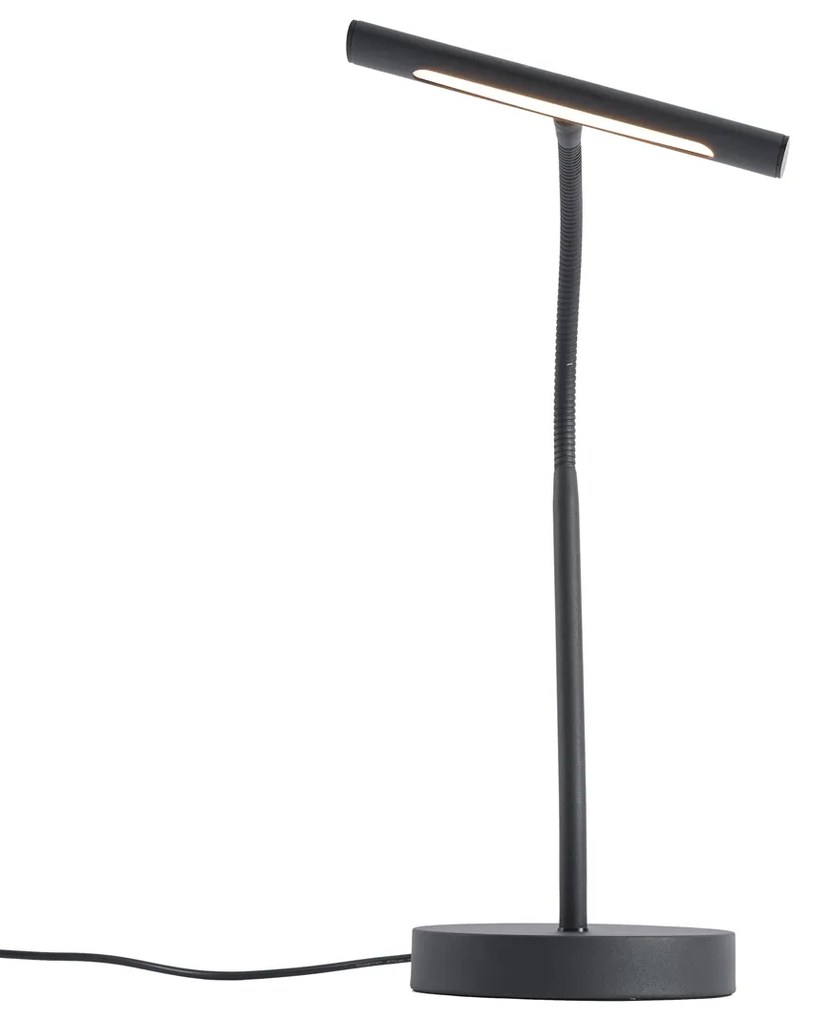 Candeeiro de mesa Art Deco preto incluindo LED - Tableau Art Deco