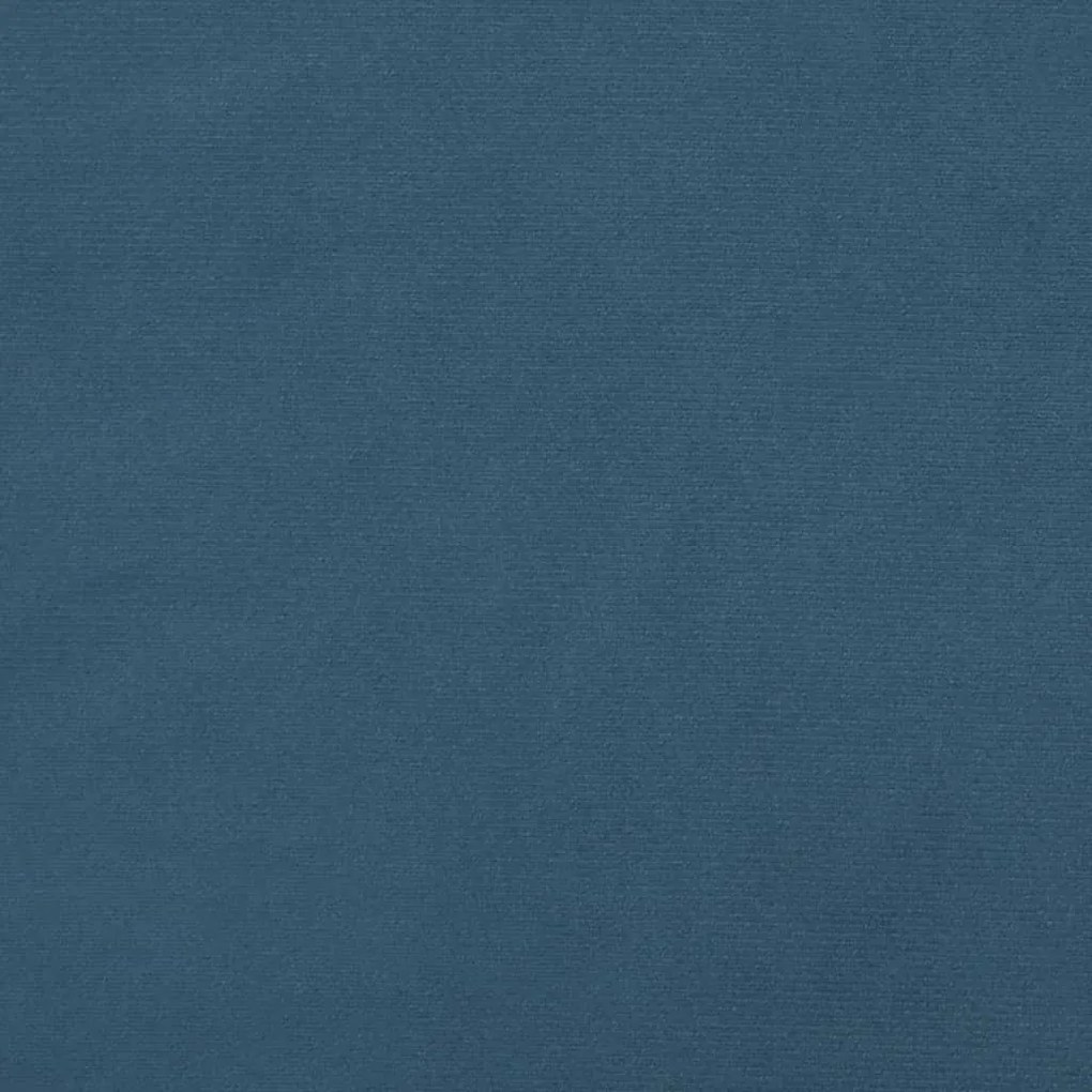 Cabeceira de cama veludo 90x5x78/88 cm azul-escuro