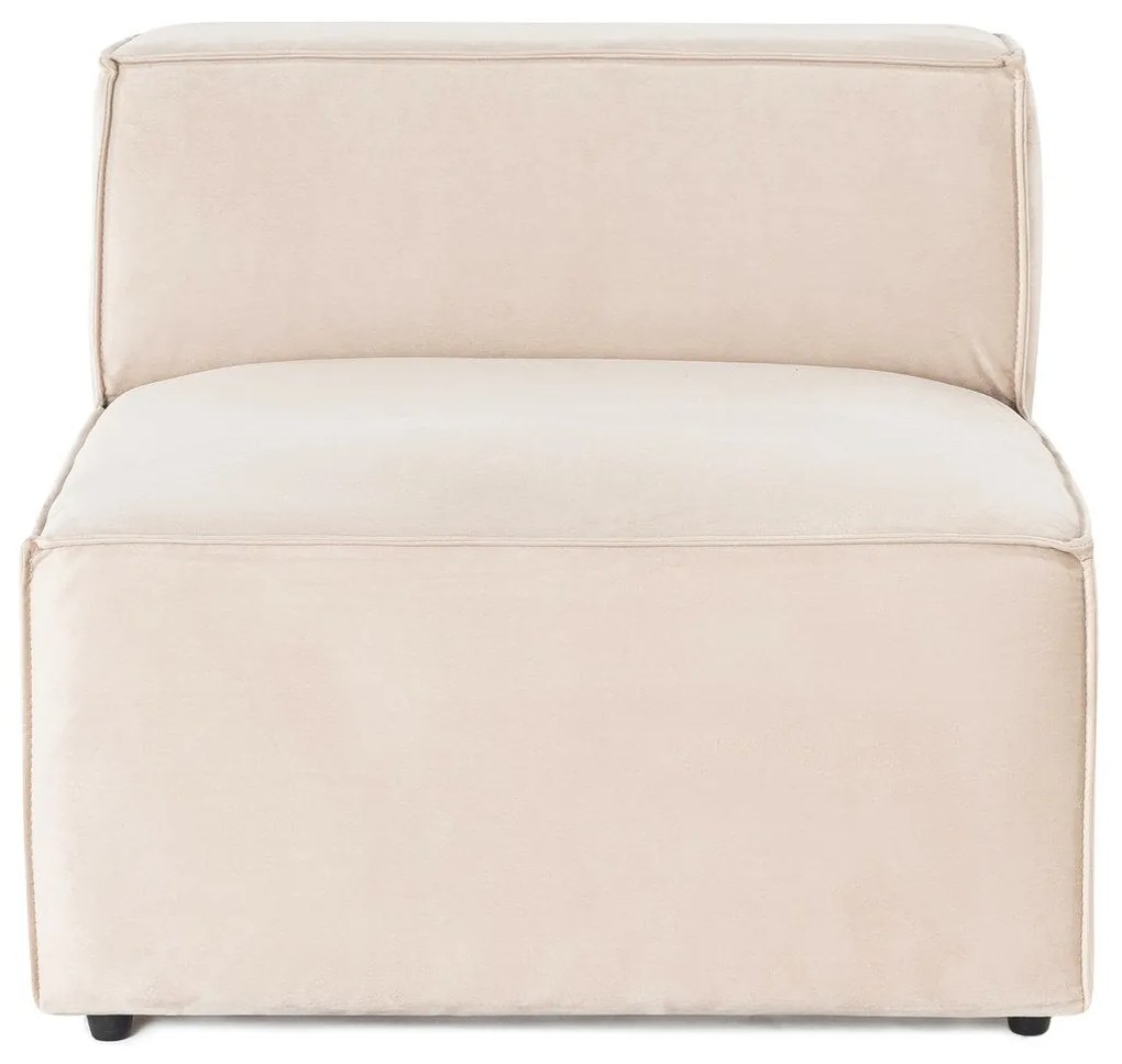 Sofá Individual Lora – Creme – Comprimento 83 cm x Largura 108 cm x Al