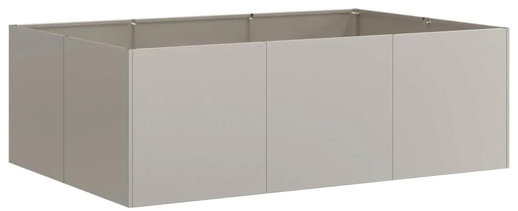 Floreira enferrujada 120x80x40 cm aço resistente