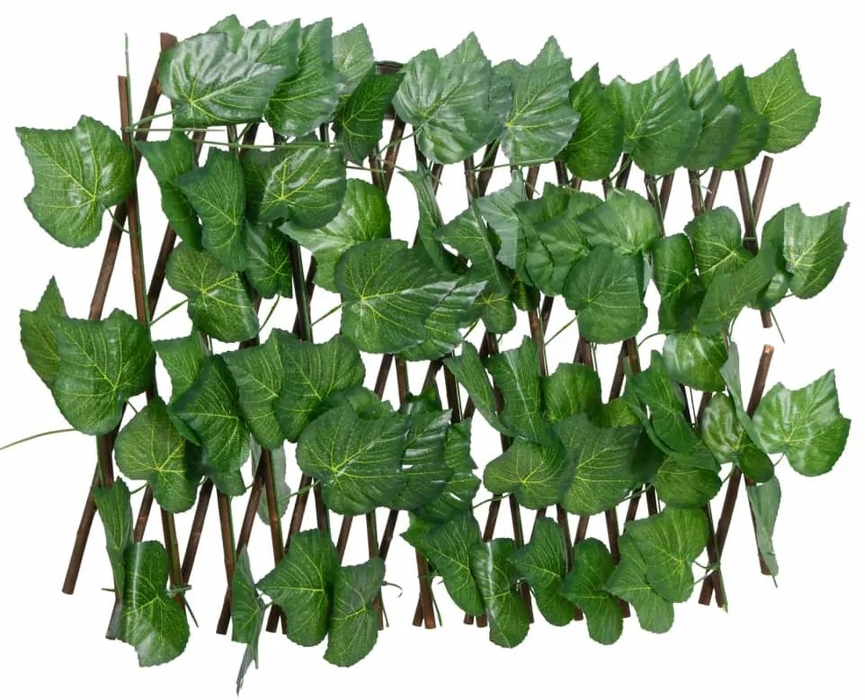  Treliça de videira artificial extensível 5 pcs 180x20 cm verde