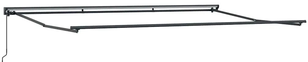 Toldo Retrátil Manual Azul Marinho 500x300 cm