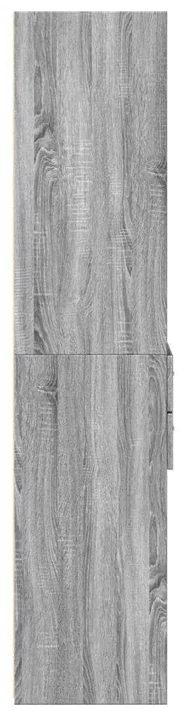 Armário alto 50x42,5x185 cm derivados de madeira cinza sonoma