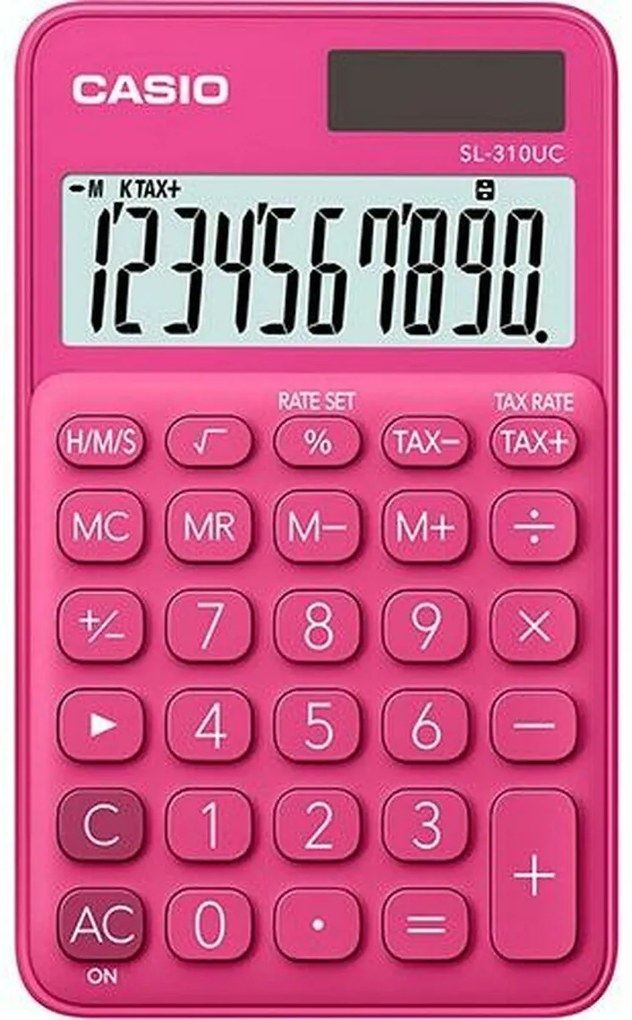 Calculadora Casio SL-310UC-RD Vermelho Plástico 7 x 0,8 x 11,8 cm