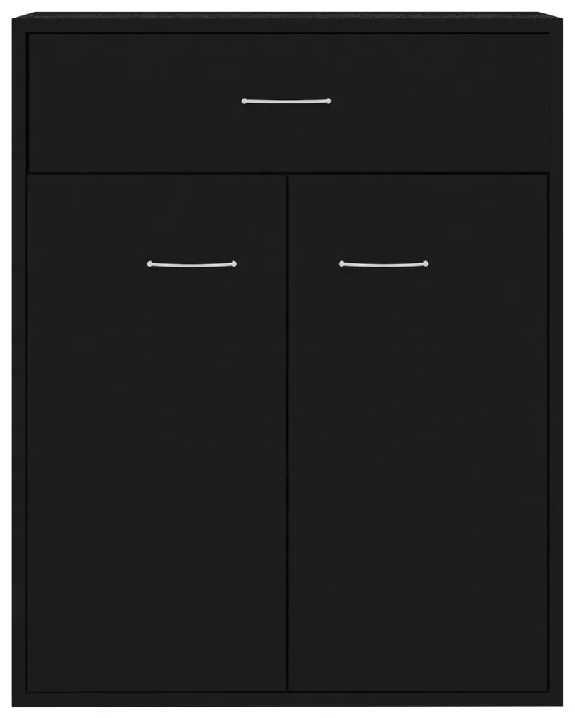 Aparador 60x30x75 cm derivados de madeira preto