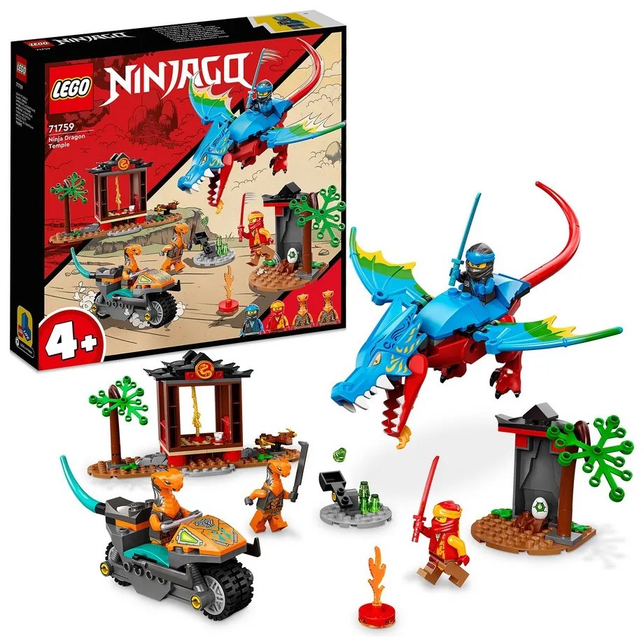 Playset Lego Ninjago Ninja Dragon Temple 161 Peças