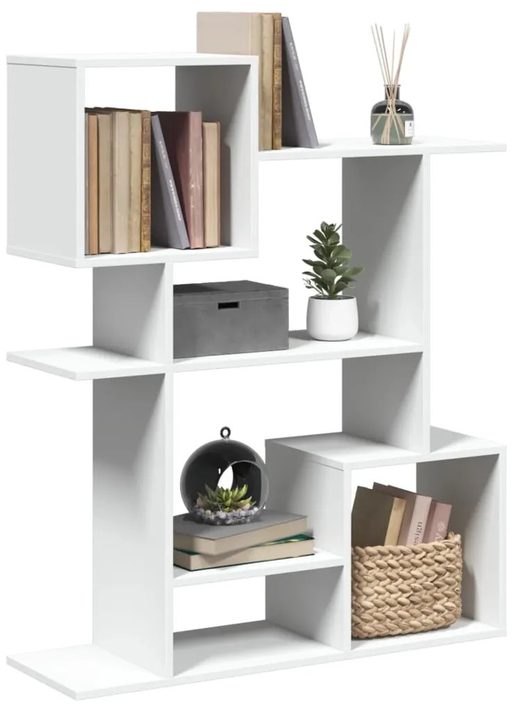 vidaXL Estante divisória 92x29x112 cm derivados de madeira branco