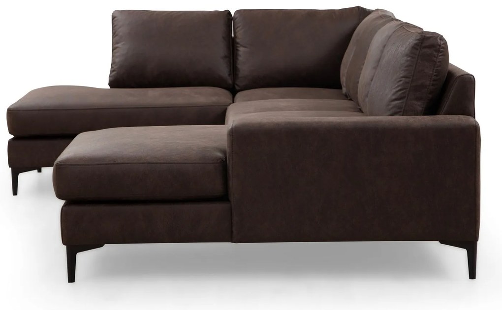 Sofá de Canto Porto Corner – Castanho – 200 cm x 314 cm x 155 cm