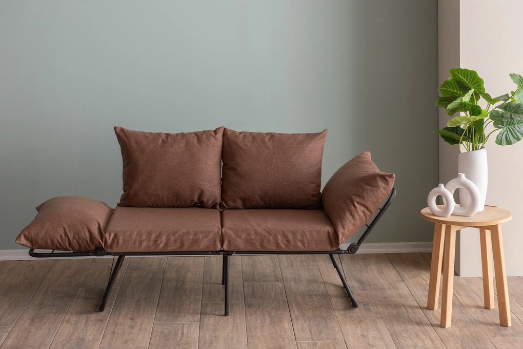 ****

Sofá-Cama de 2 Lugares Viper – Castanho Claro – 150 cm x 78 cm x