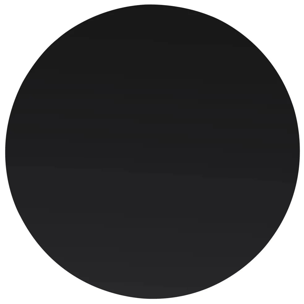 vidaXL Tampo de mesa em vidro temperado redondo 600 mm