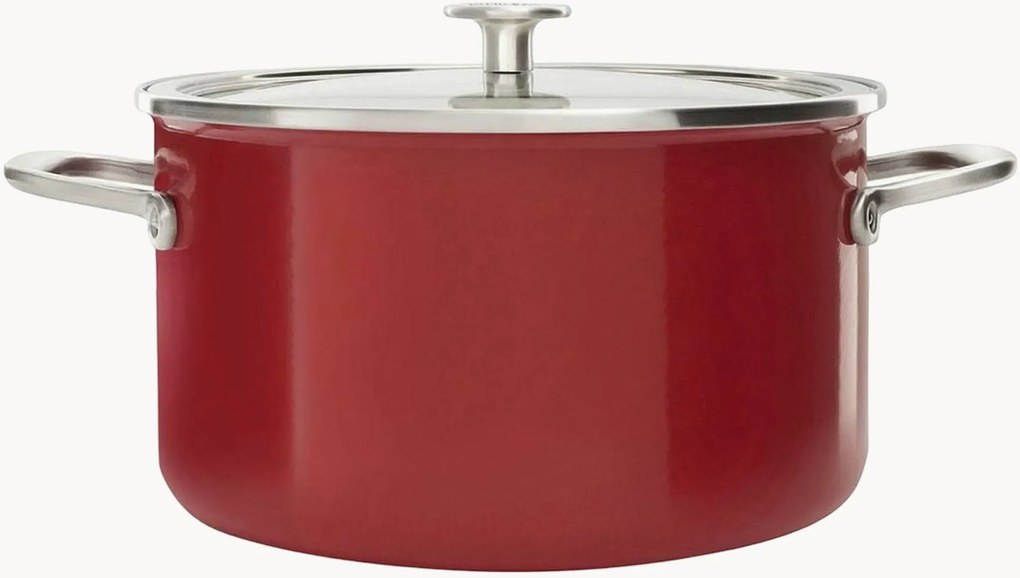Panela com revestimento antiaderente com tampa Core Enamel