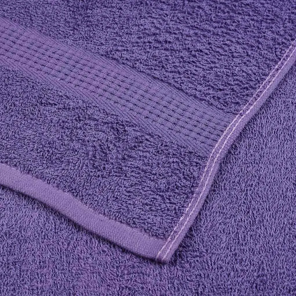 Toalhas de sauna 2 pcs 80x200 cm 360 gsm 100% algodão roxo