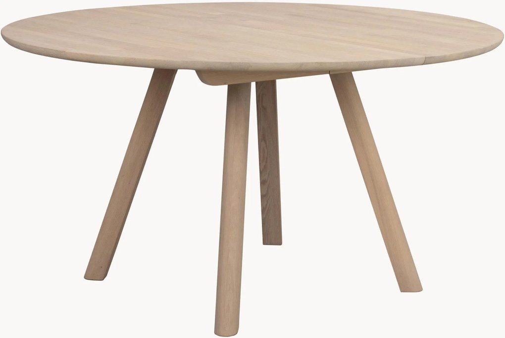 Mesa de jantar redonda em madeira de carvalho Clapperton, Ø 140 cm