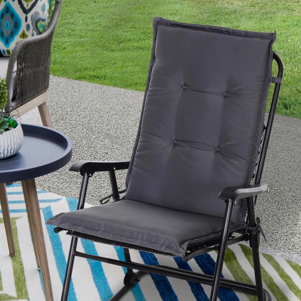 Almofada individual para espreguiçadeira ao ar livre Tapete da cadeira de jardim
