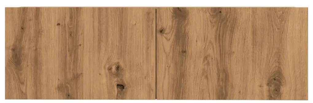 Móveis de parede para TV 2 pcs 100x30x30 cm carvalho artisiano