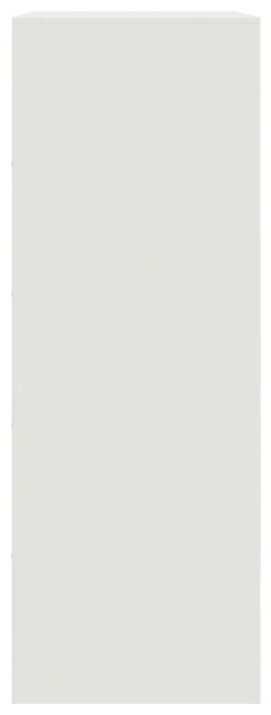 Aparador 67x39x107 cm aço branco