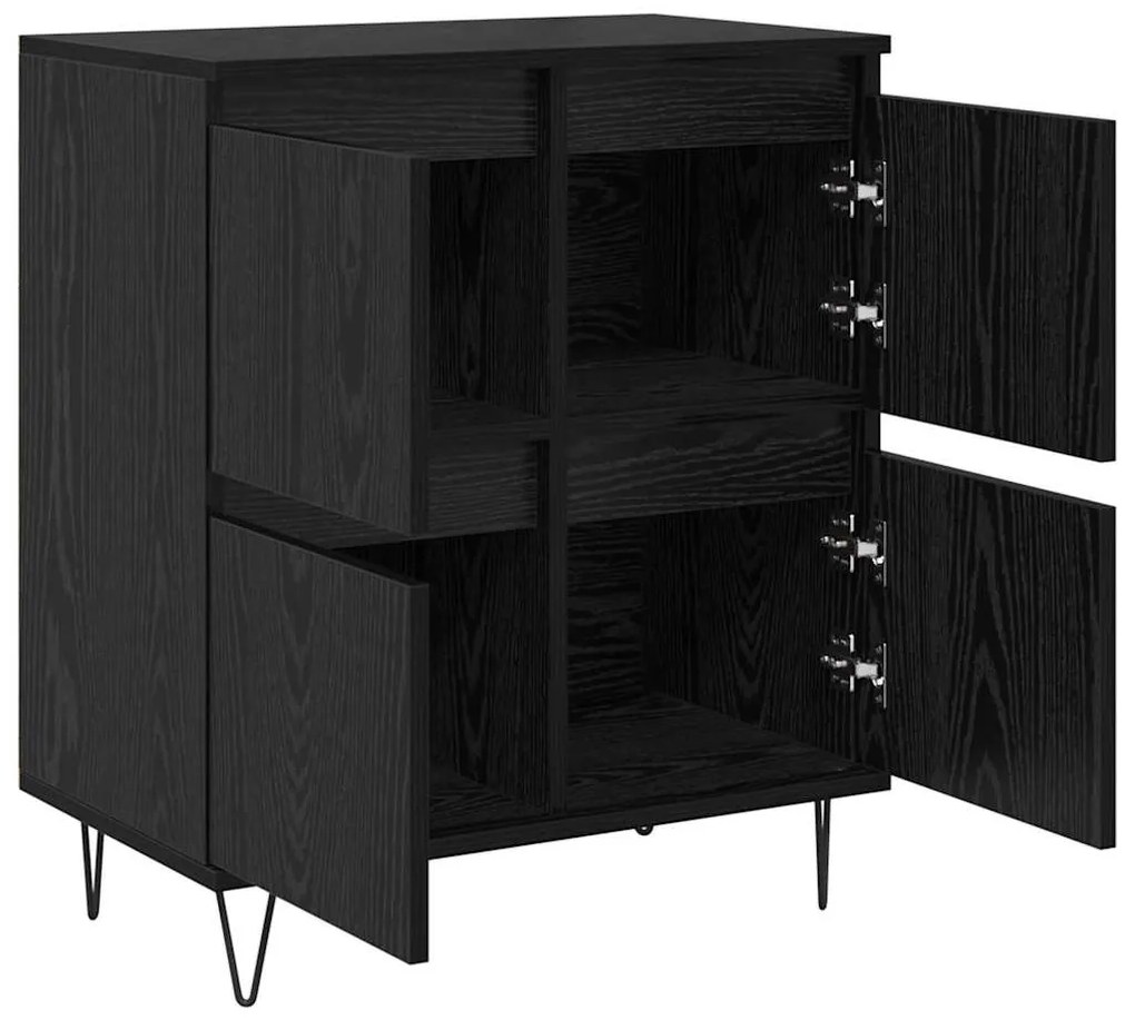 Buffet Preto 60 x 35 x 70 cm Madeira processada