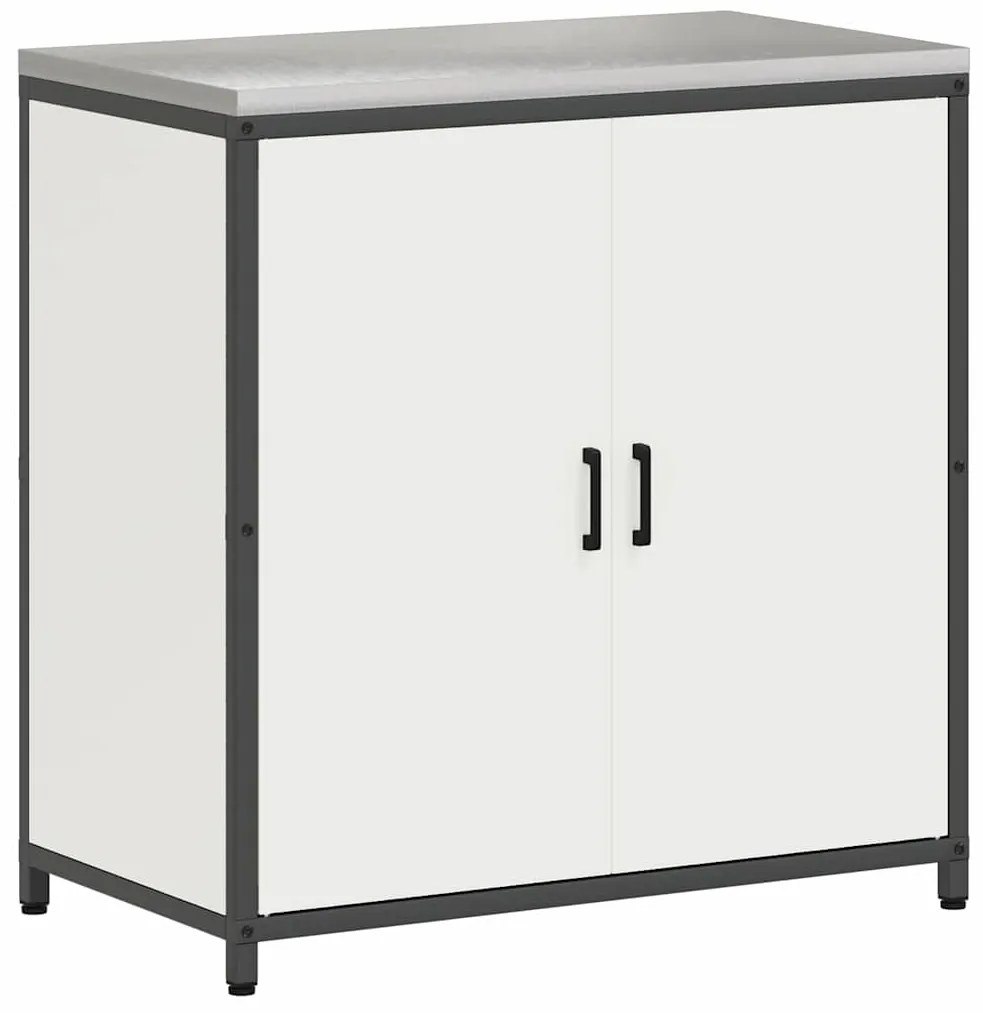 Conjunto de Armazenamento de Cozinha 2 pcs Branco