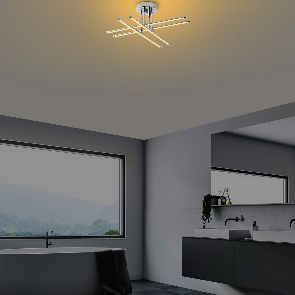Chandelier Exhaust – Chrome – 61cm x 22cm