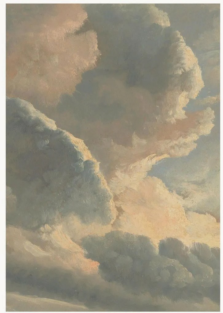 Papel de parede não tecido Golden Age Clouds