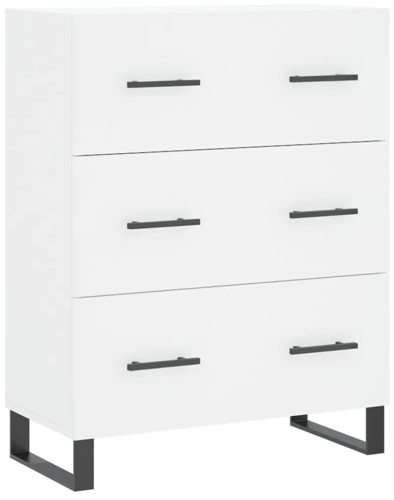 Armário alto 69,5x34x180 cm derivados de madeira branco