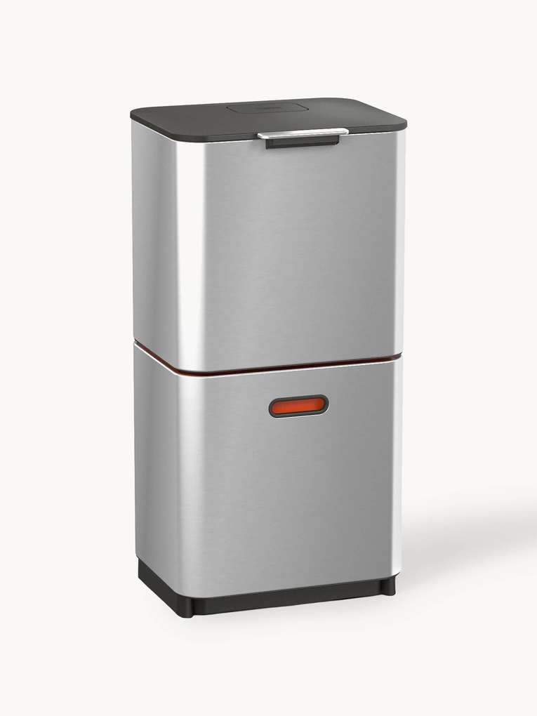 Waste Bin Totem with Separate Recycling Unit, 2 X 30 L