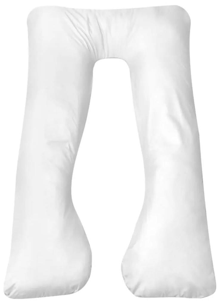131586 vidaXL Almofada de gravidez 90x145 cm branco