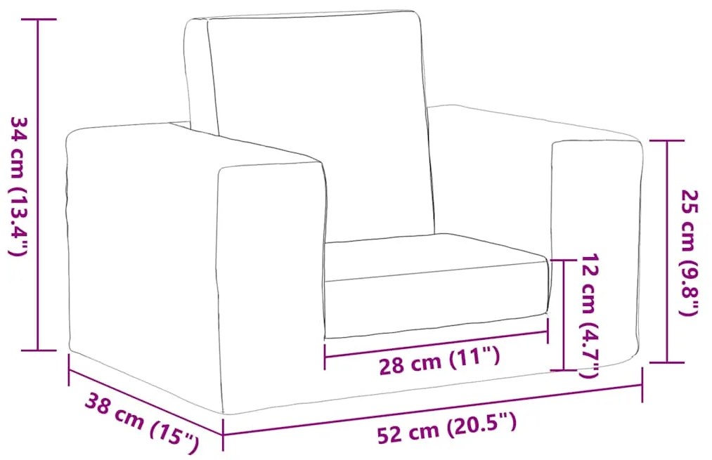 Sofá-cama infantil pelúcia macia cor creme